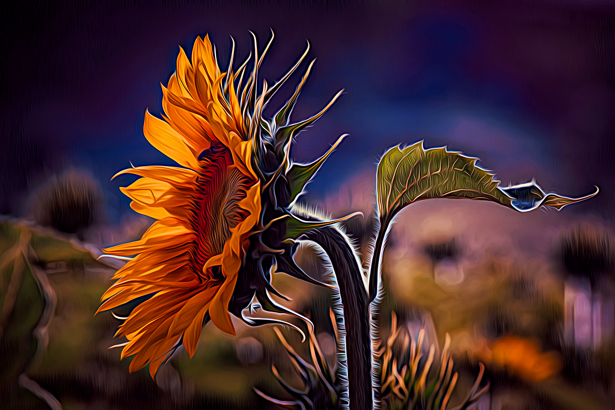 Sunflower Mood by Damir Herak