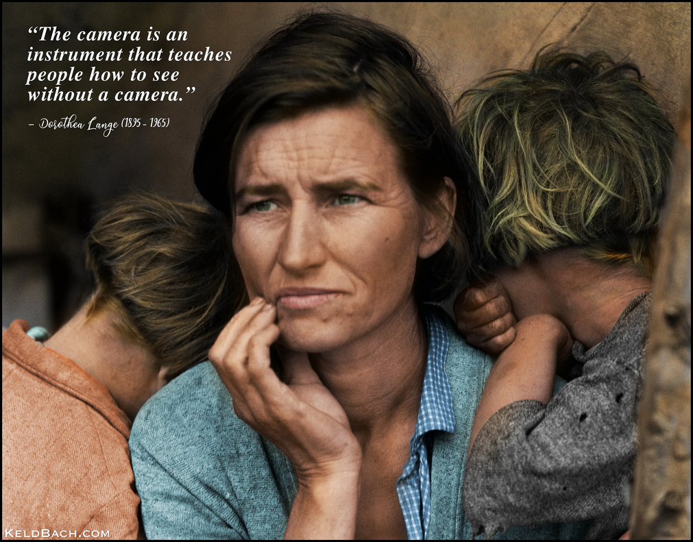 Dorothea Lange Quote