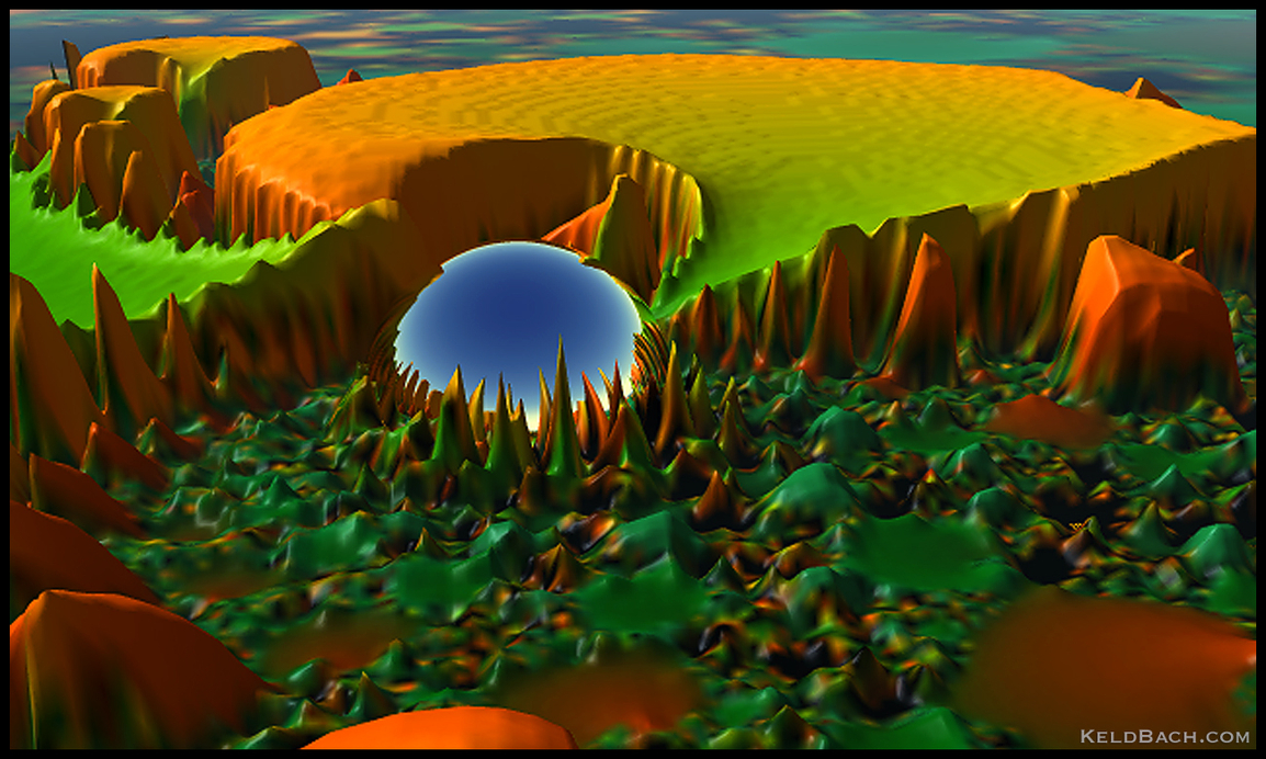 Fractal 3D Landscape 1