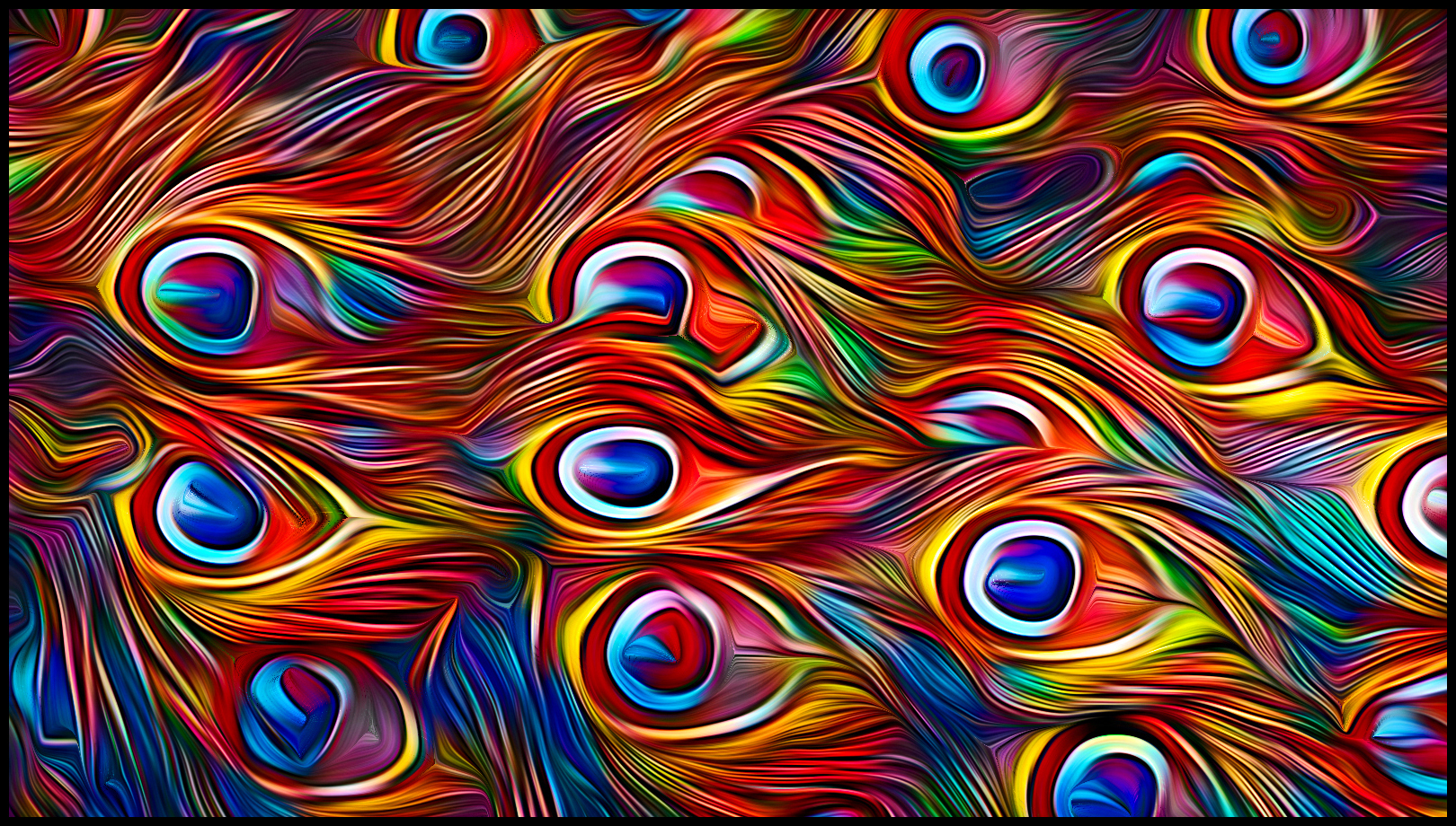 Peacock Colour Symphony