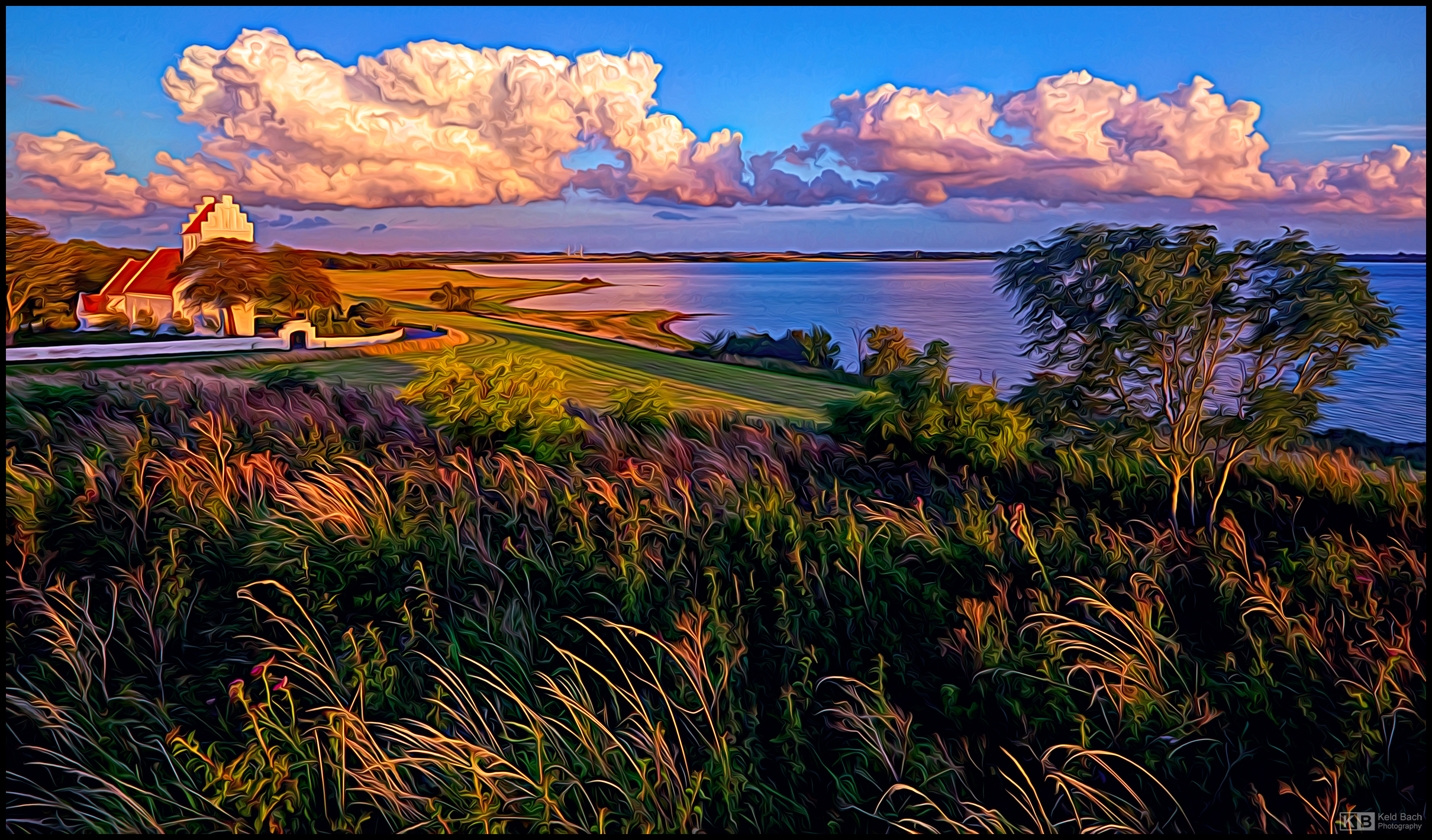 Painterly Evening Scenery