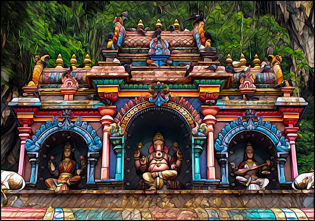 Hindu Temple at Batu Caves in Malaysia