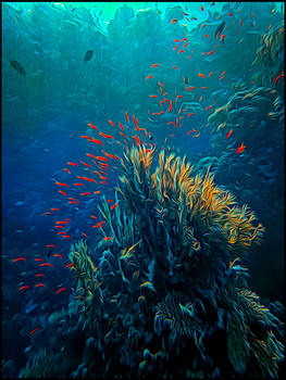 Painterly Coral Reef