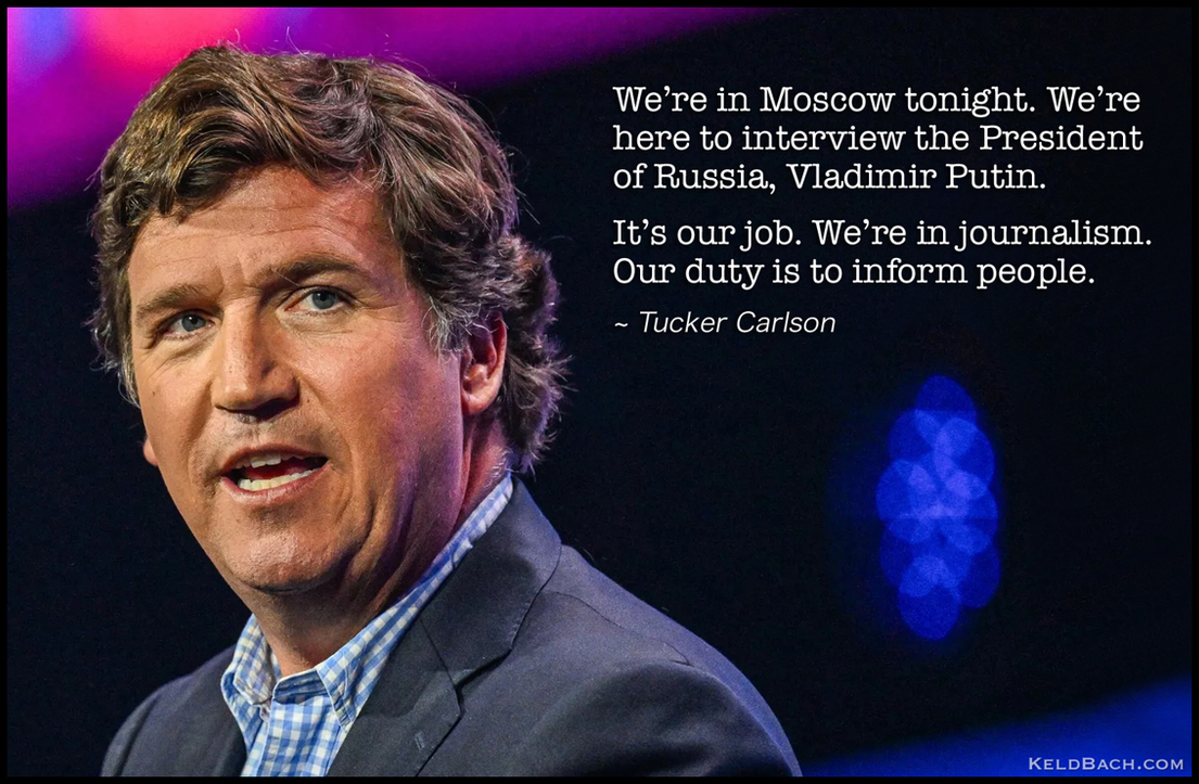 Tucker Carlson: Our Duty is to Inform People
