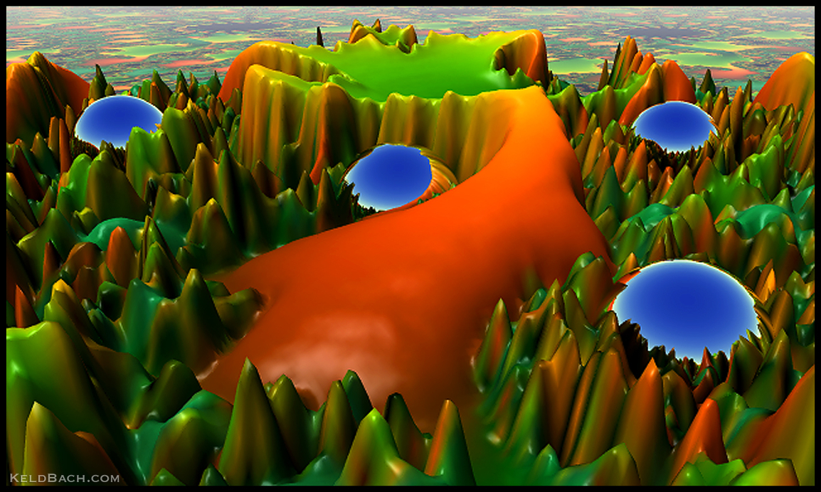Fractal 3D Landscape 3