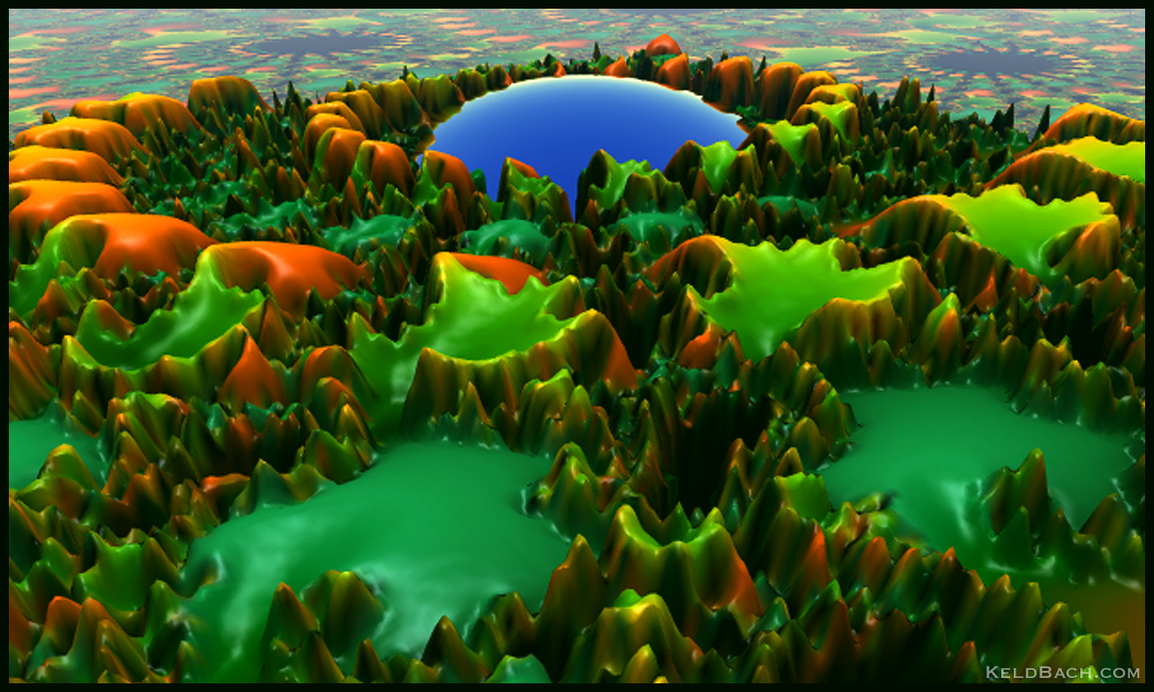 Fractal 3D Landscape 5