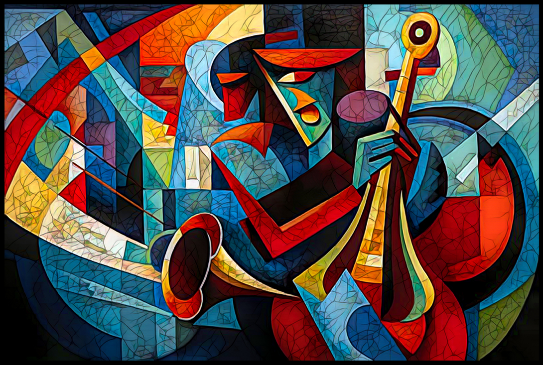Cubist-Abstract Visualisation of Music 4