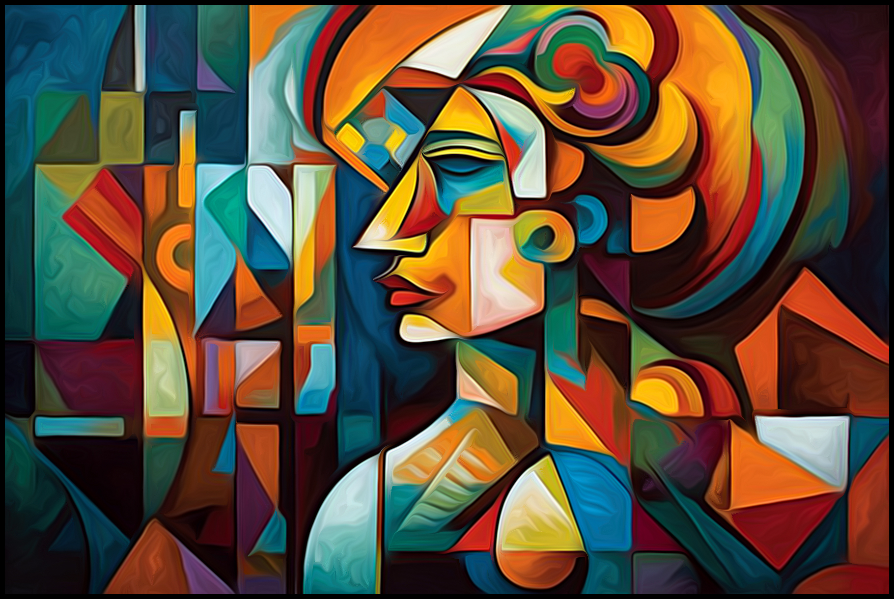 Cubist People Human Cubism with a Whirl by KeldBach on DeviantArt