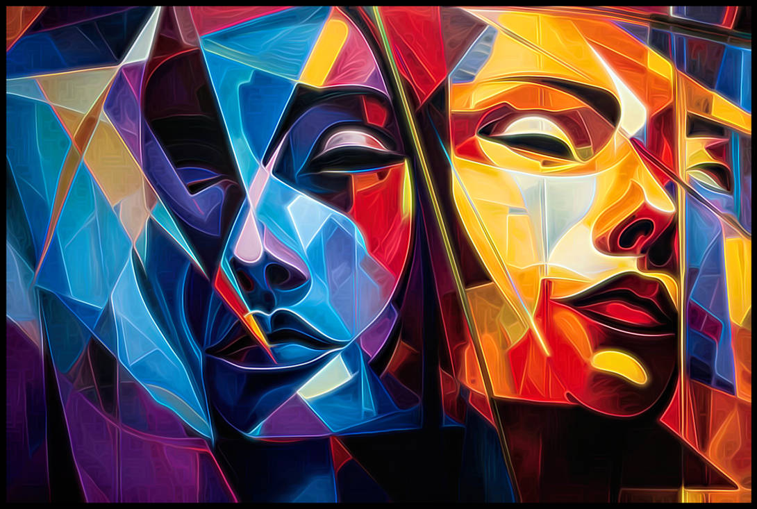 Human Cubism with a Pinch of Radiance