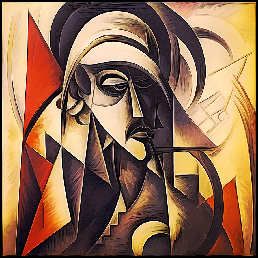 Portrait in Cubism Style