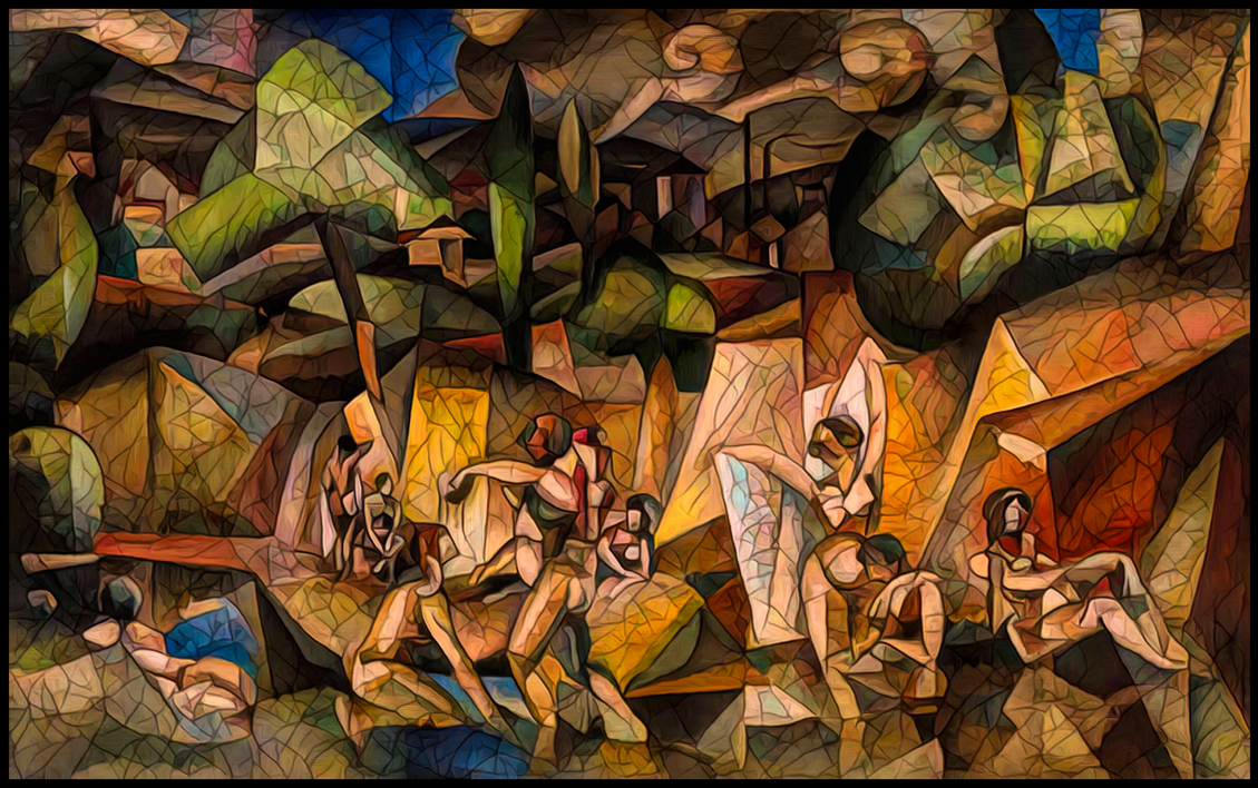 Les Baigneuses by Albert Gleizes, 1912