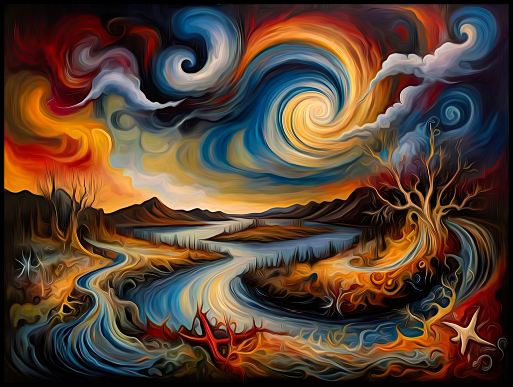 Surreal Fantasy Landscape