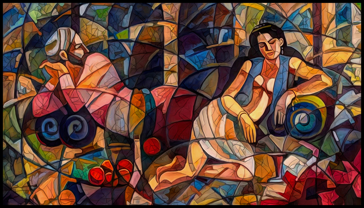 The Couple by Hafidh al-Droubi, 1976