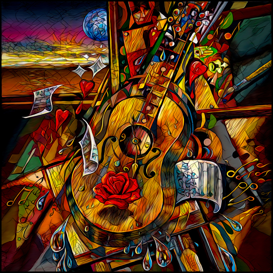 While My Guitar Gently Weeps by Robert Lyn Nelson, 2013