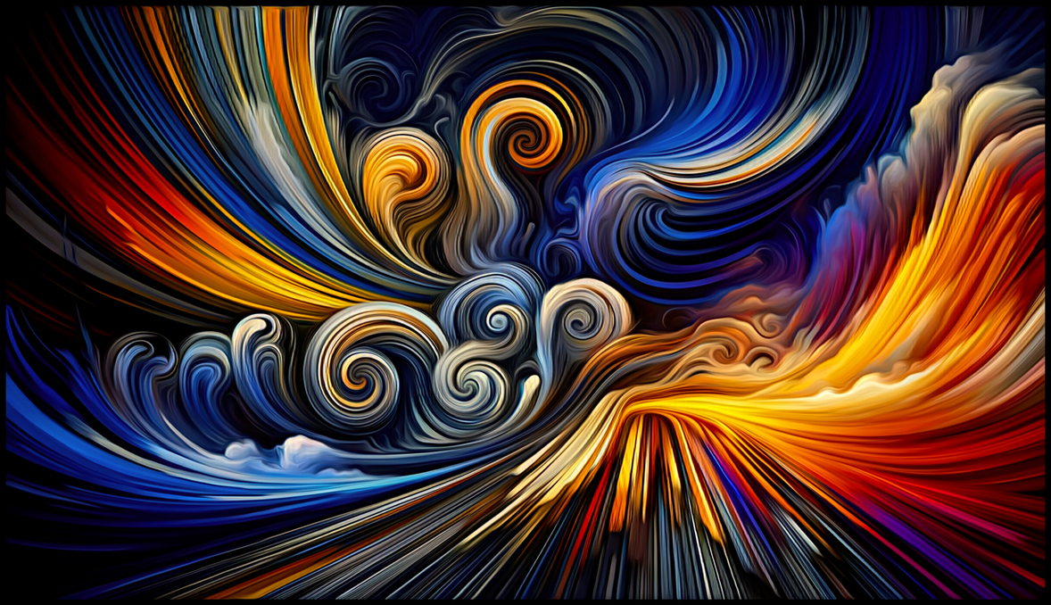 Abstract Swirling Fantasy