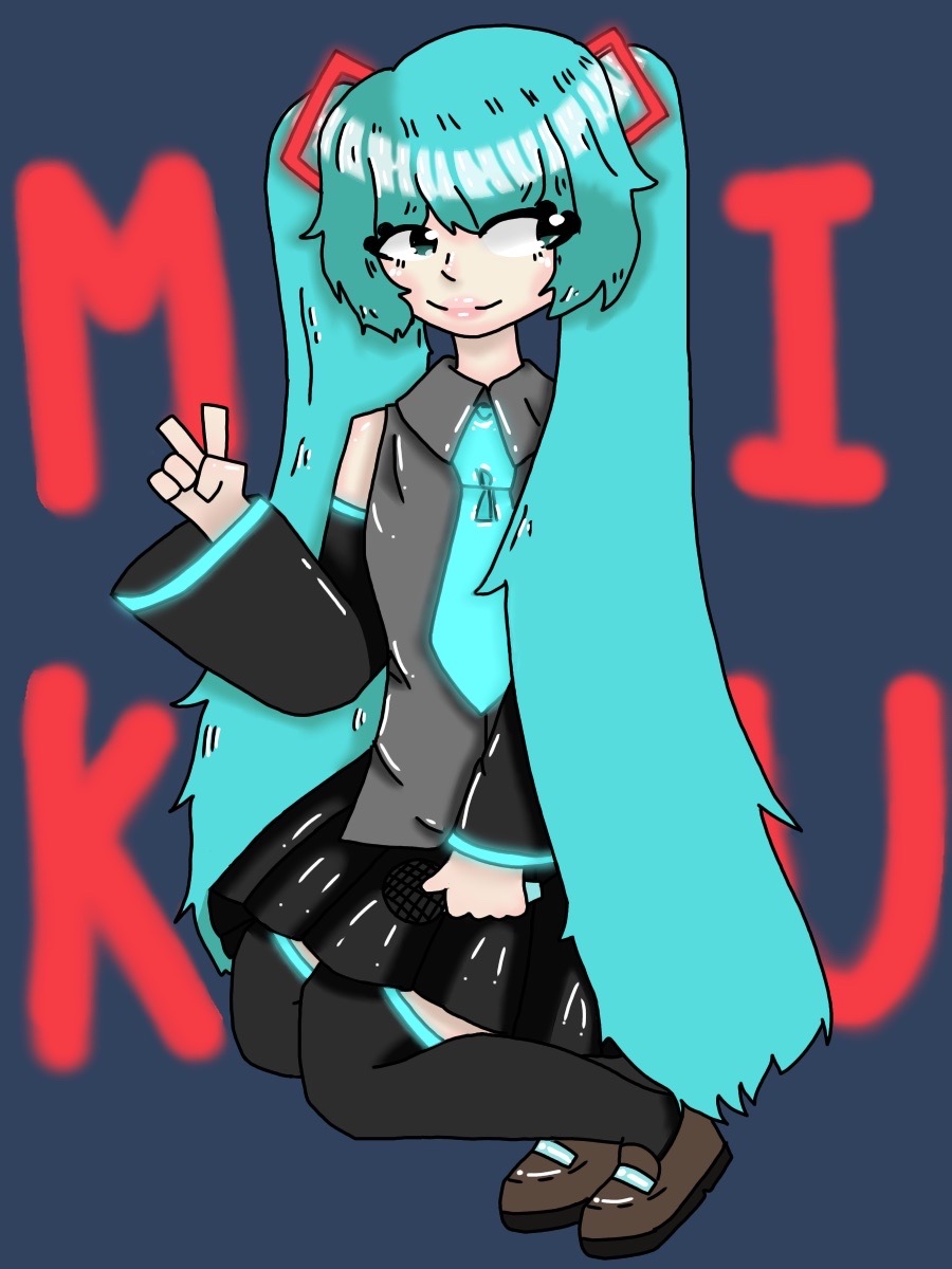 Miss Miku Hatsune By Artsypeachicetea On DeviantArt miss-miku-hatsune-by-artsypeachicetea-on-deviantart