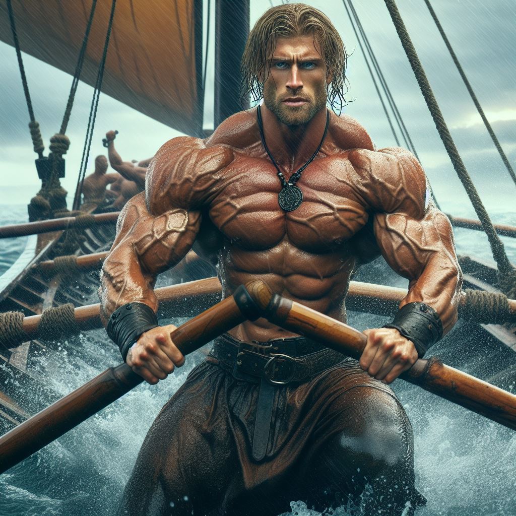 Viking Rowing Viking Rowing in a Storm 002 by sfzephyr on DeviantArt