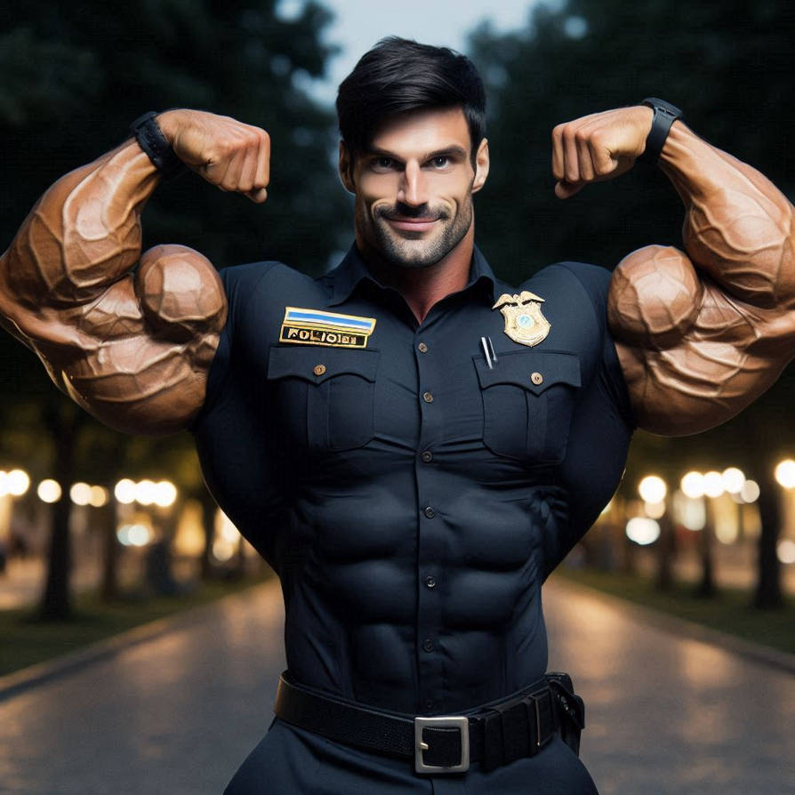 Buff Cops Deviantart Night Cop 002 by sfzephyr on DeviantArt