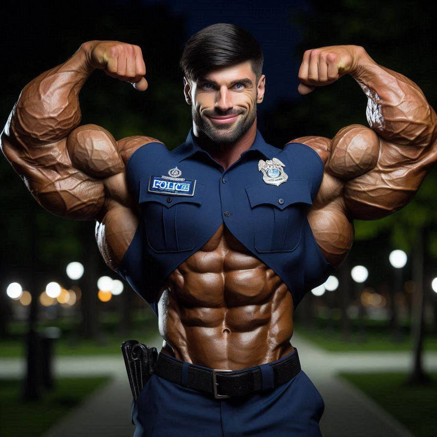 Buff Cops Deviantart Night Cop 001 by sfzephyr on DeviantArt