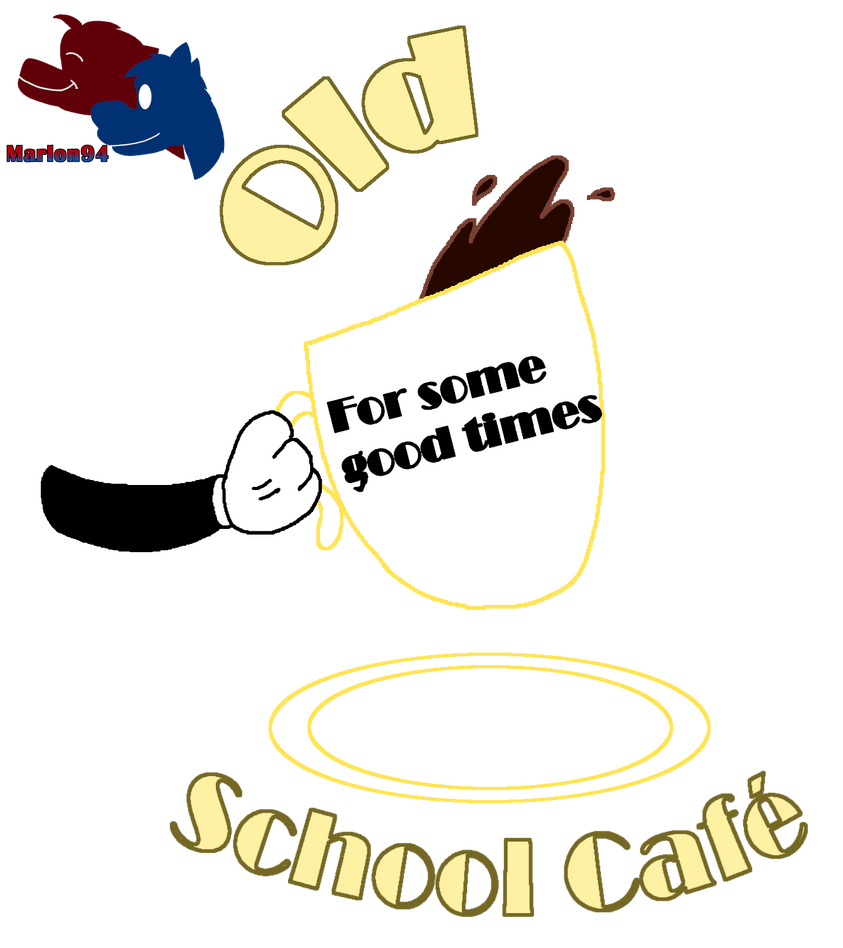 The old school  cafe  logo by marlon94 on DeviantArt The old school  cafe  logo by marlon94 on DeviantArt