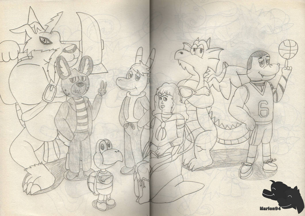 A bunch of random characters by marlon94 on DeviantArt