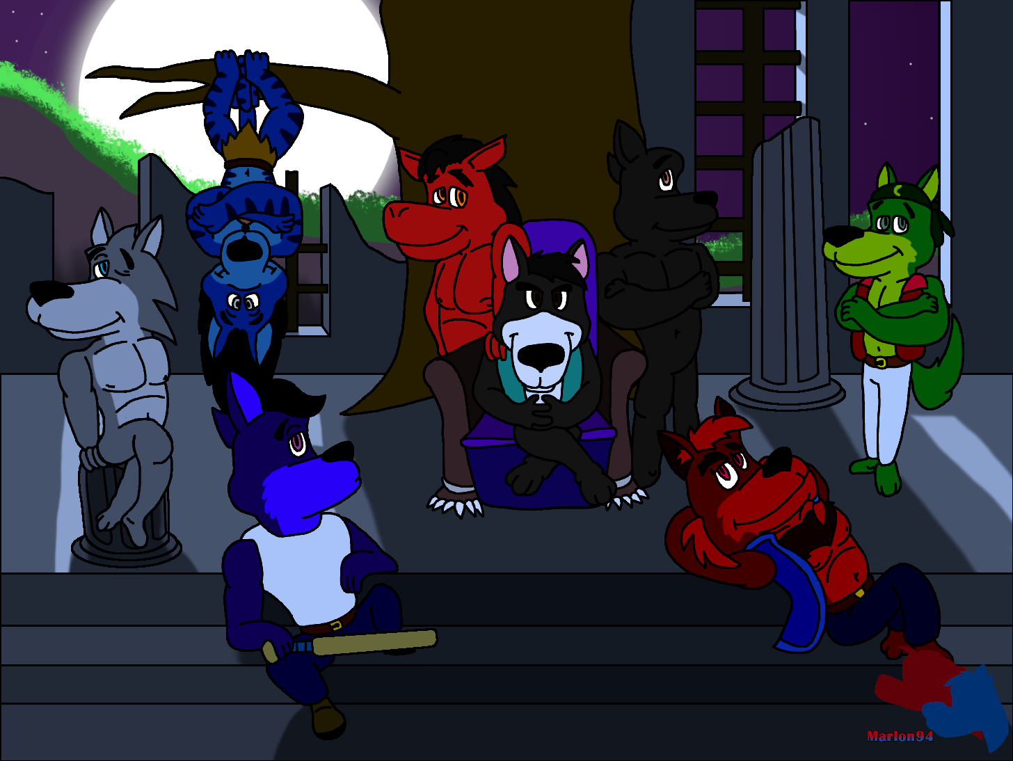 Cd Rudd Deviantart Wolfpack My wolf pack (colored) by marlon94 on DeviantArt