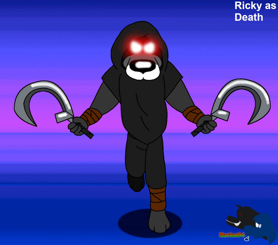 Ricky as Death by marlon94 on DeviantArt