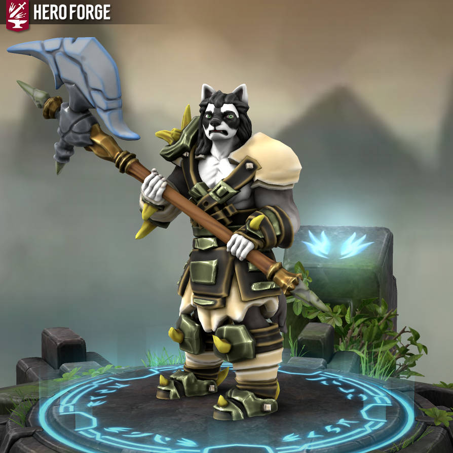 Heroforge Raccoon Hero Forge - Hutch by marlon94 on DeviantArt