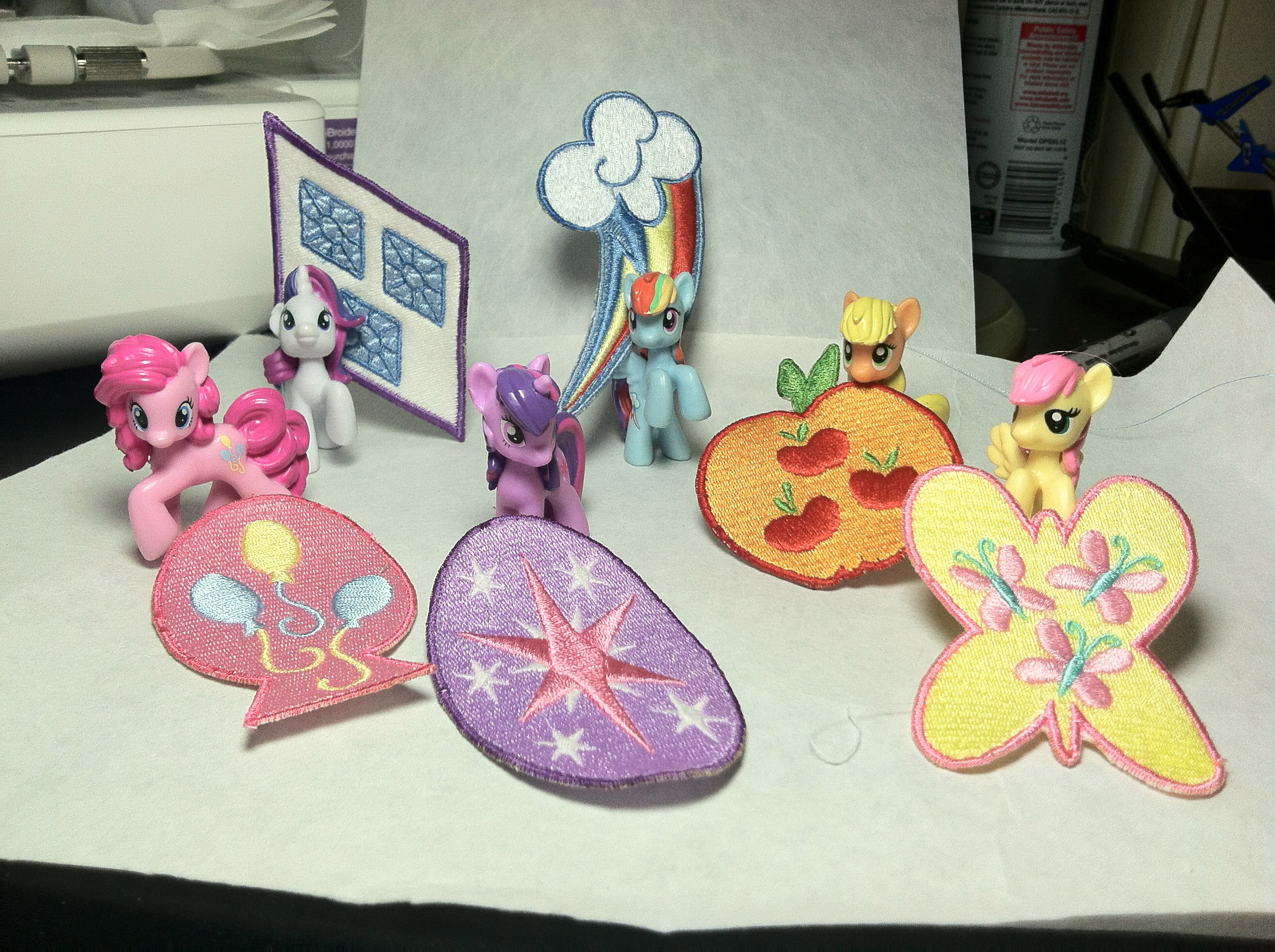 Mane 6 Cutie Mark group shot