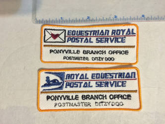 Royal Equestrian Postal Service Name Badge