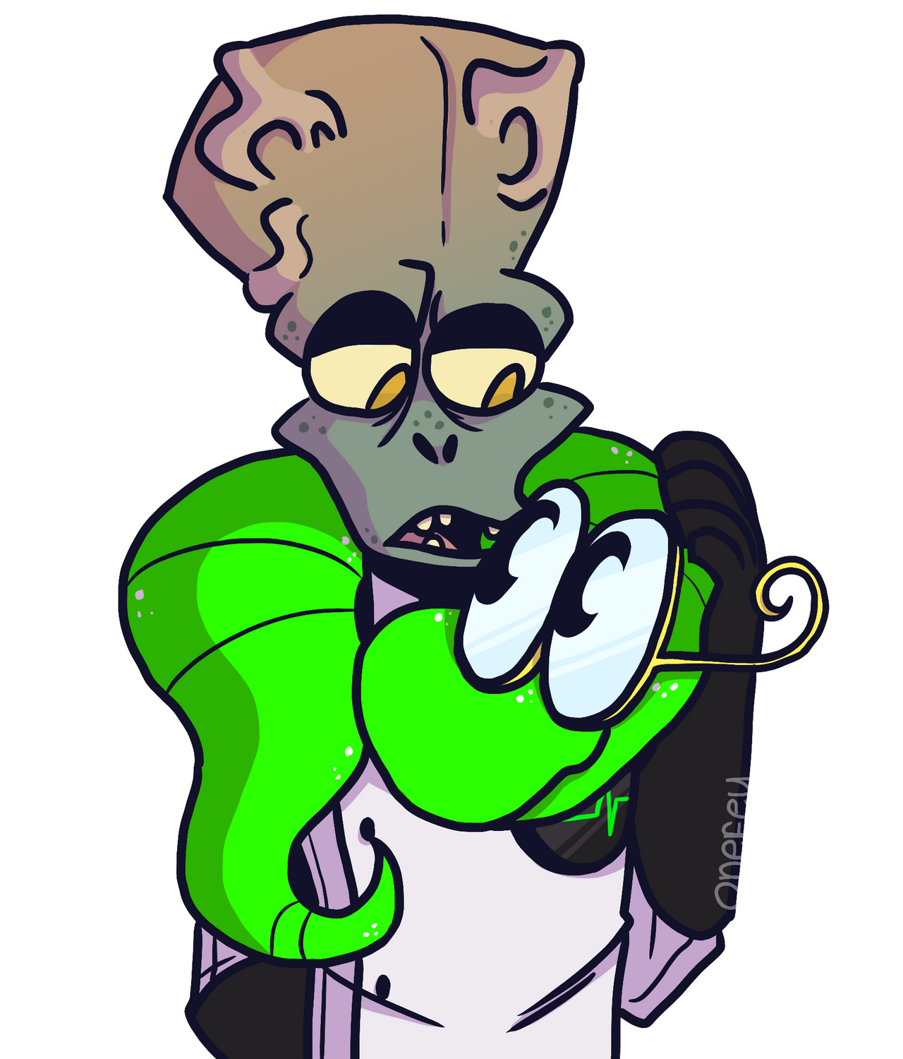 Smart Zombie, Smart Worm by OneFey on DeviantArt