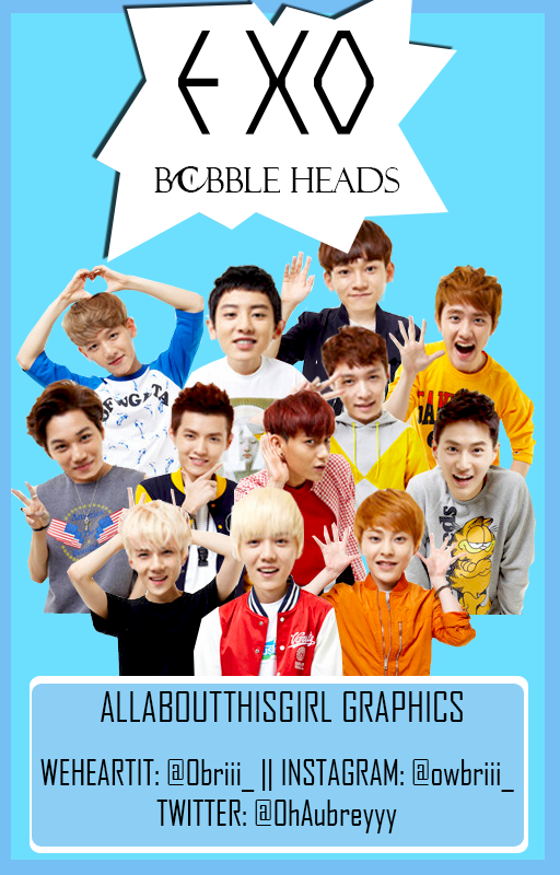 EXO Bobble Heads Png Pack