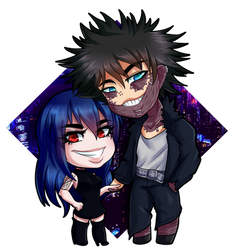 :COMM: Charlotte x Dabi Chibis