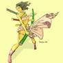 Samurai Girl Colored
