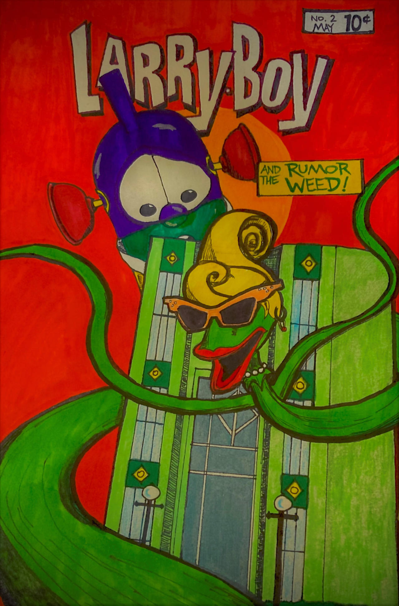 Larryboy Cd LarryBoy and the Rumor Weed - Comic Cover by StJimmy2000 on DeviantArt