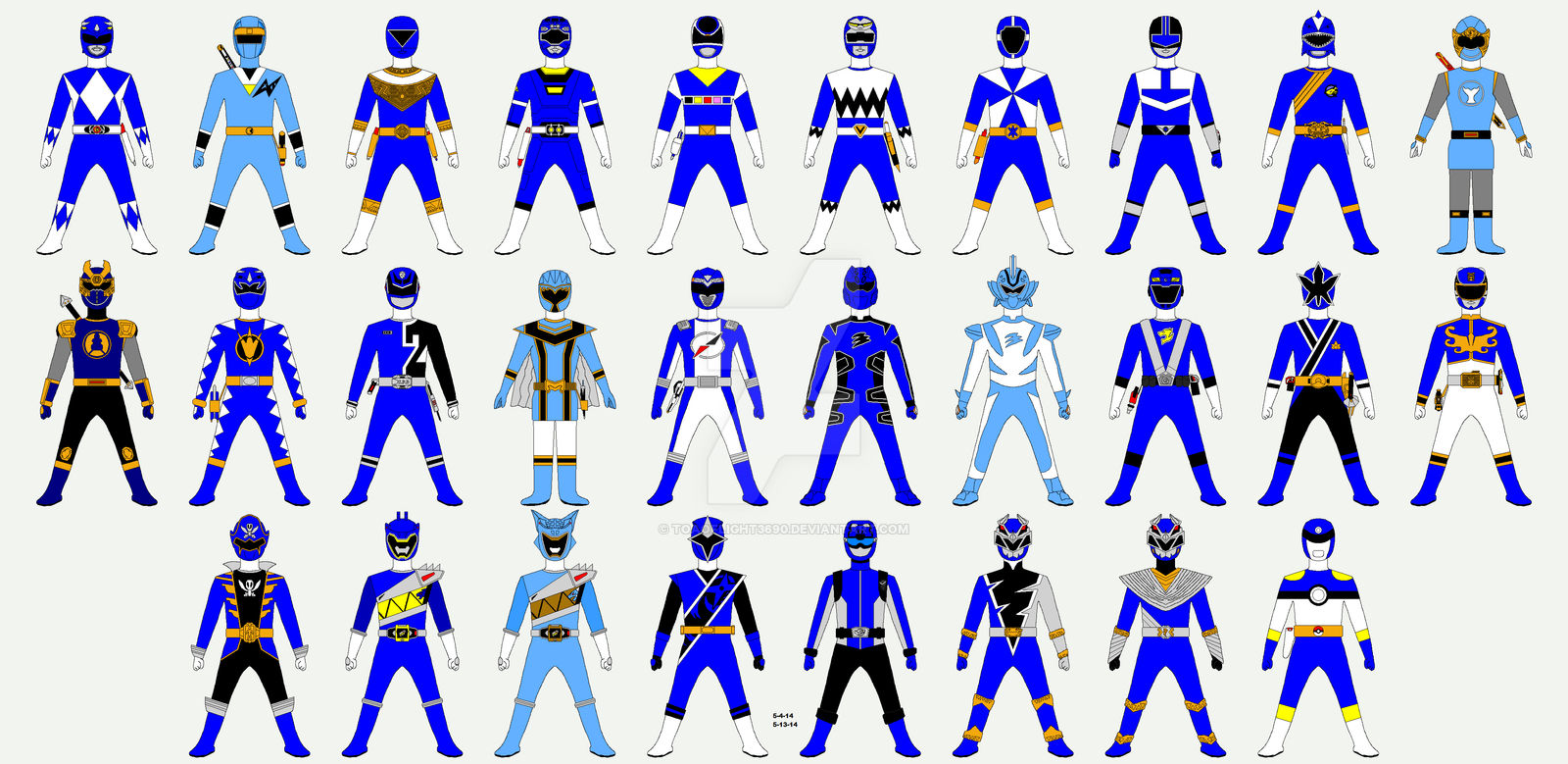 Blue Ranger Tribute by Toaoflight3690 on DeviantArt