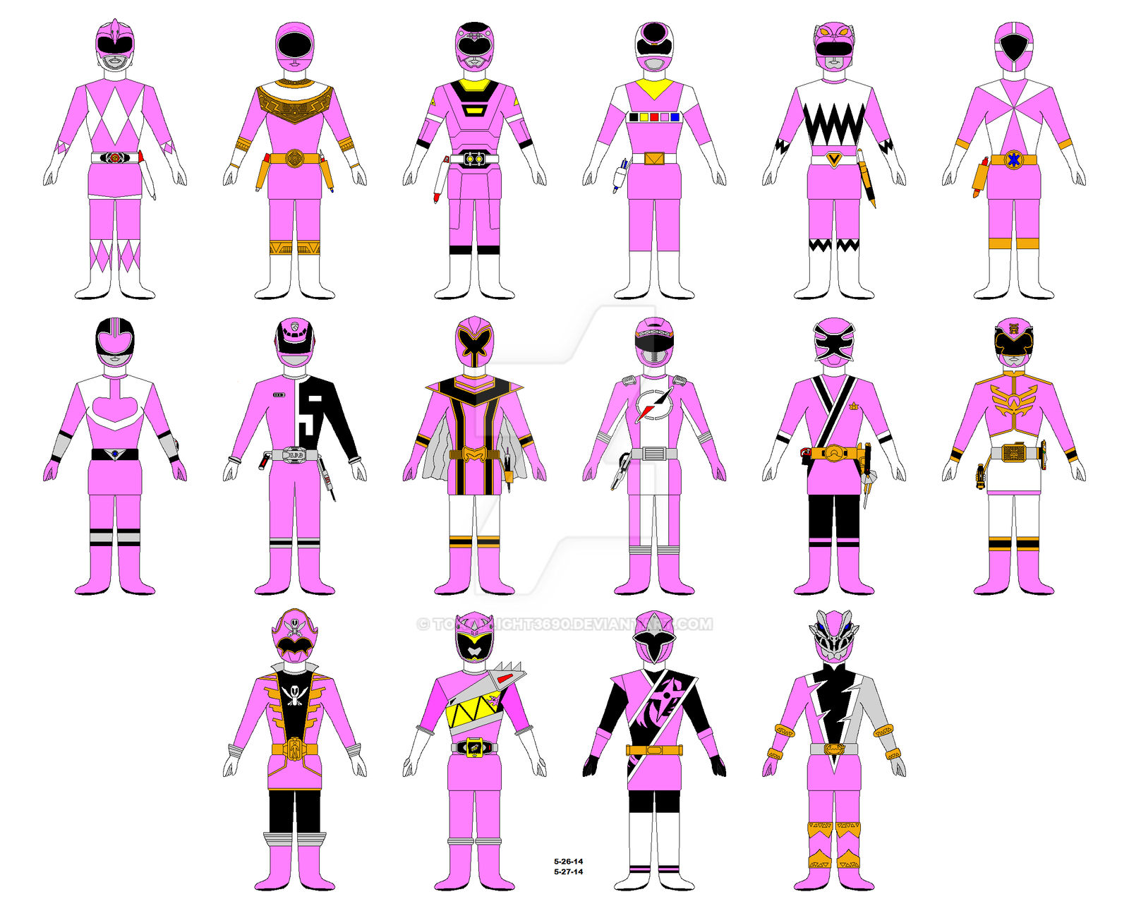 Pink Ranger Tribute by Toaoflight3690 on DeviantArt