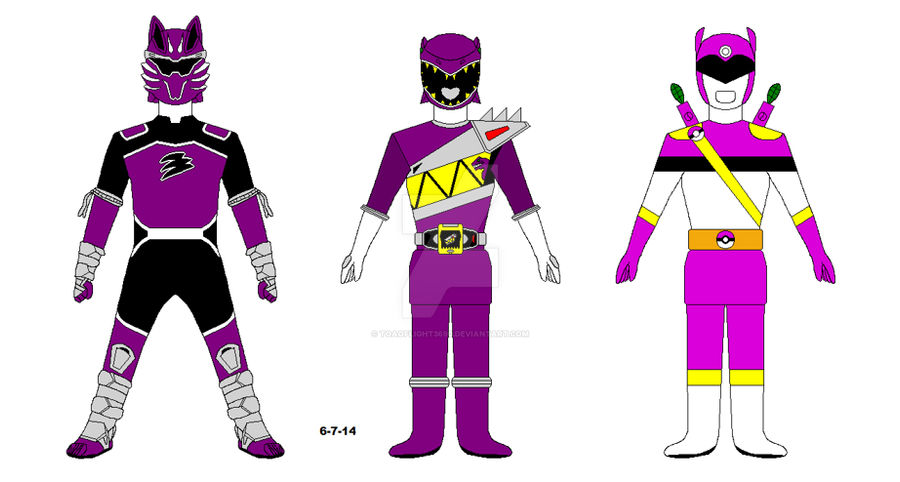 Purple/Violet Ranger Tribute by Toaoflight3690 on DeviantArt