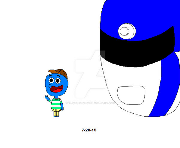 Dustin Blue Ranger by Toaoflight3690 on DeviantArt