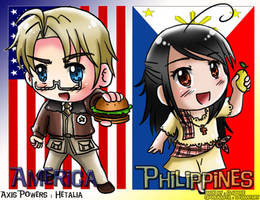 Hetalia : America and Philippines Unite