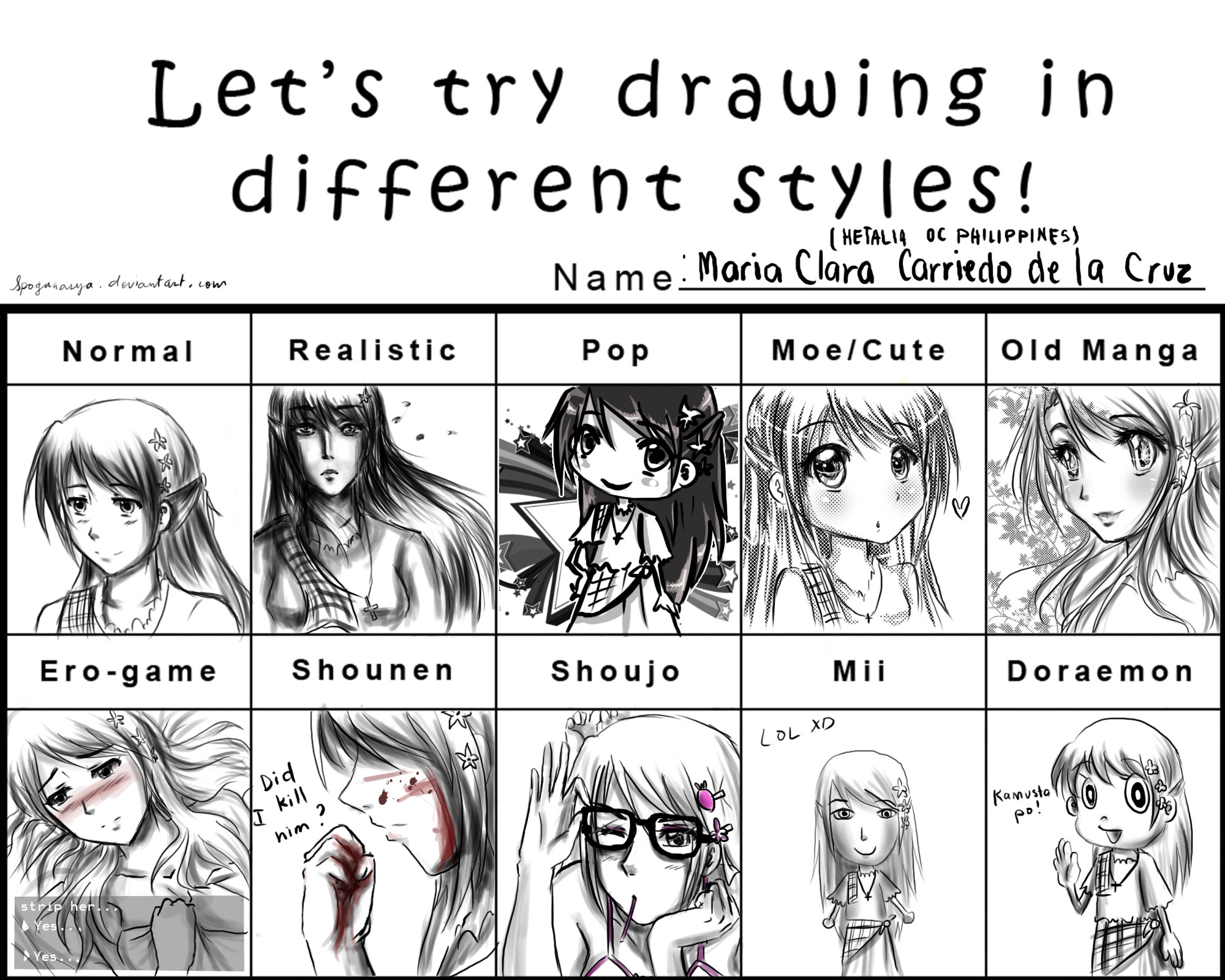 Pixiv Style Meme Hetalia Oc Philippines By Spogunasya On Deviantart