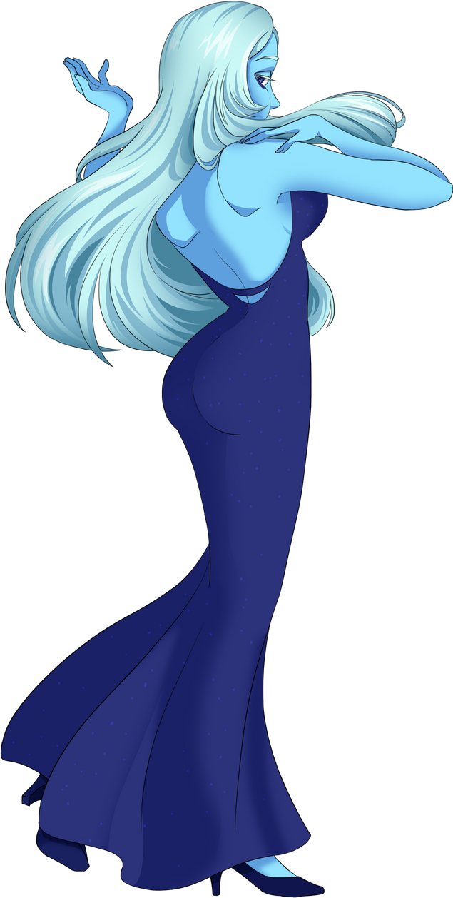 blue diamond dress steven universe Blue Diamond Dress Steven Universe Clipart , Png Download - Steven Universe Blue Diamond New Outfit, Transparent Png