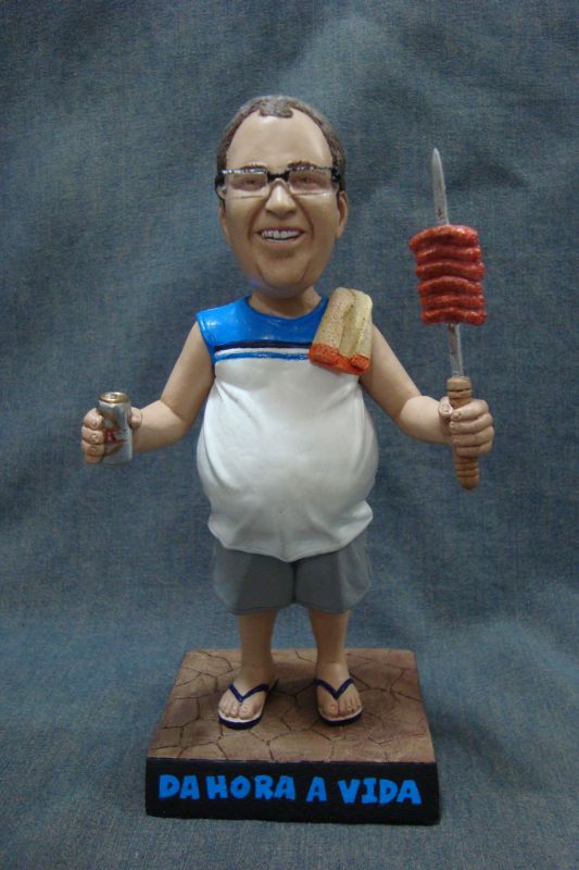 Barbecue day - 7 inches bobblehead figure