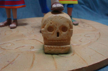 Teotihuacan stone skull