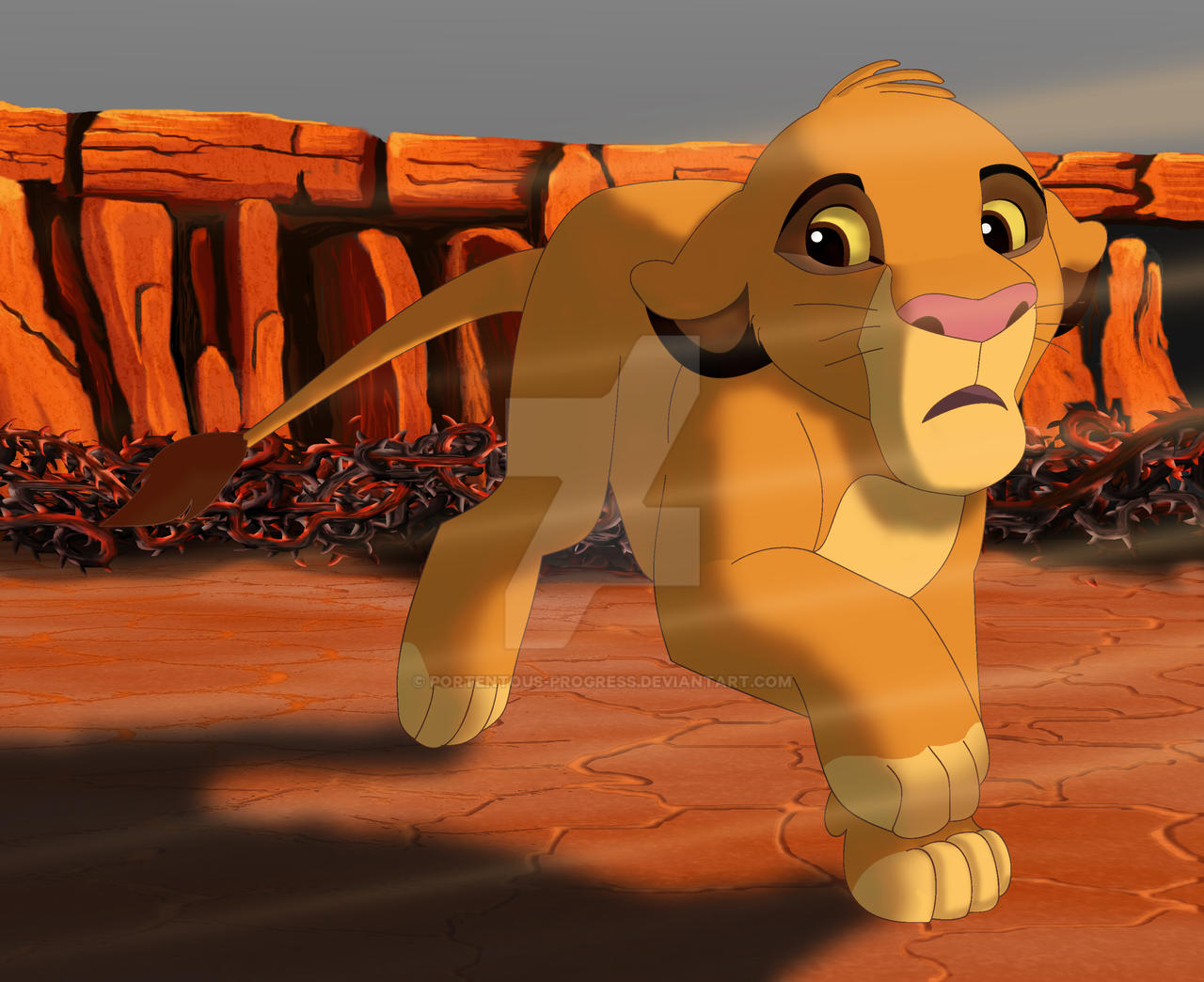 Happy Color Simba Runs Run...Runaway Simba and never return by Portentous-Progress on DeviantArt