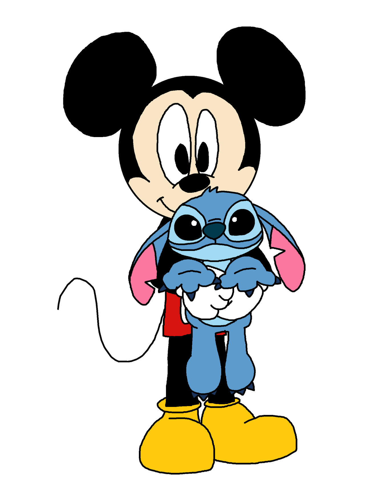 Mickey Rabbit Stich Mickey And Stitch by pnmickey1974 on DeviantArt