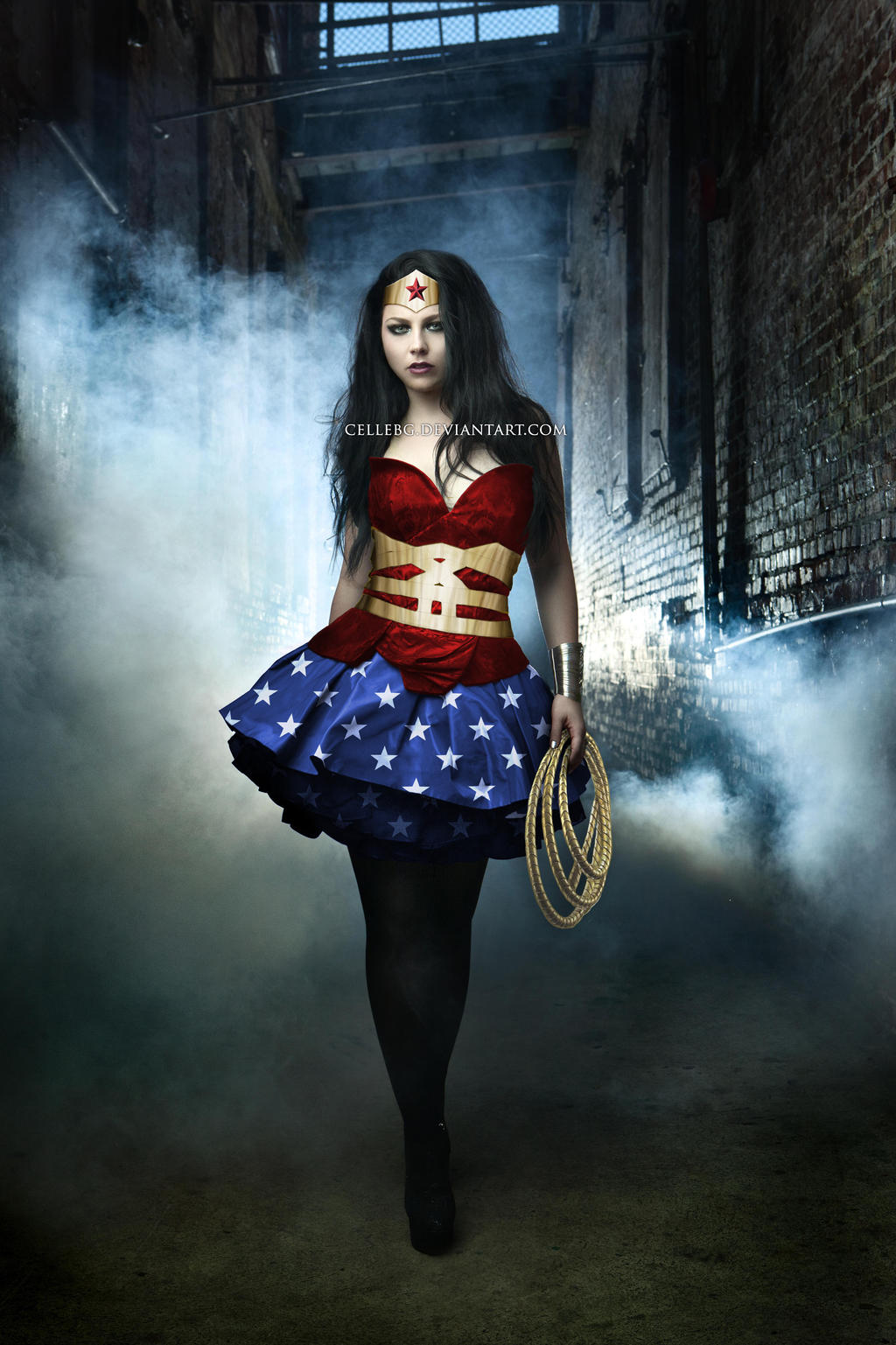 Amy Lee as Wonder Woman (Wonder Lee)