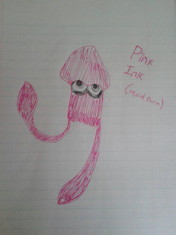 Splatoon OC: Pink Ink (Squid Form) by MissJeffrey2004 on DeviantArt