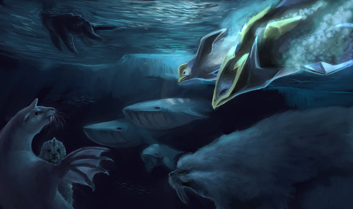 Ordinary Day in Frigid Waters by rajewel