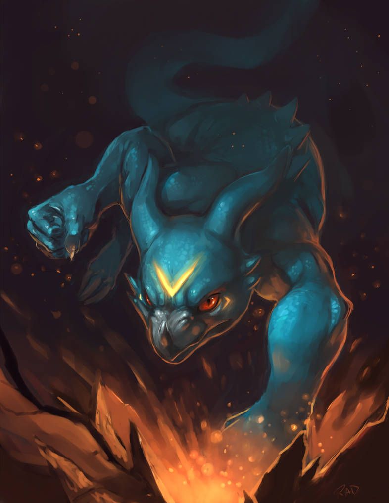 Veemon Speedpaint by rajewel on DeviantArt